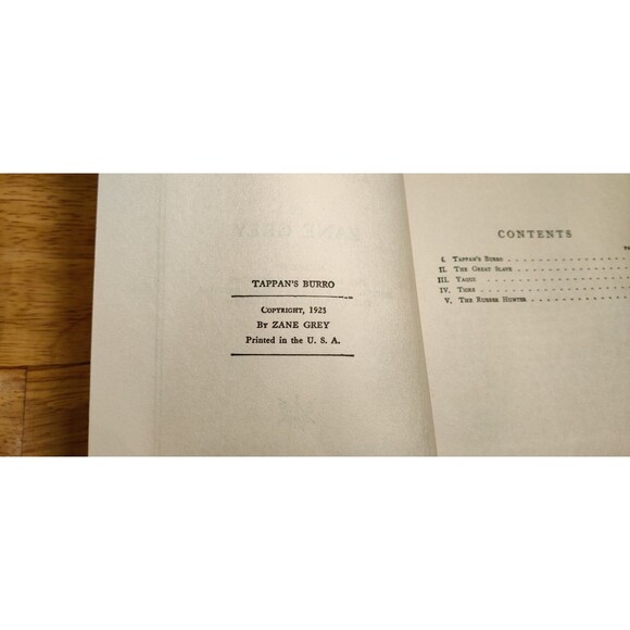 ZANE GREY NOVELS HARDCOVER BOOKS - LOT OF 3 - 1923, 1933, 1930 - Picture 10 of 11